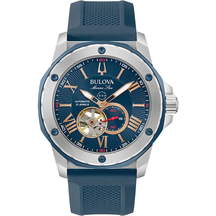 Gents Bulova Marine Star Automatic Watch- 98A282