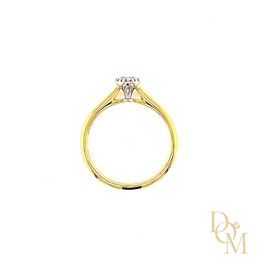 18ct Gold Diamond Solitaire Engagement Ring