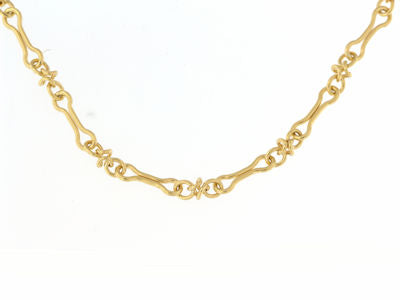 9ct Gold Elongated Link Bracelet - Diana O'Mahony Jewellers