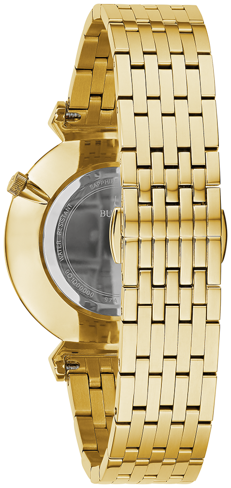 Gents Bulova Regatta Gold Watch 97A153 Diana O Mahony Jewellers