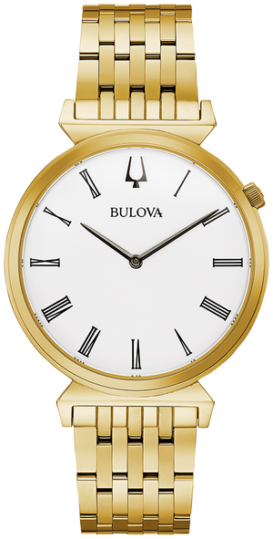 Gents Bulova Regatta Gold Watch - 97A153