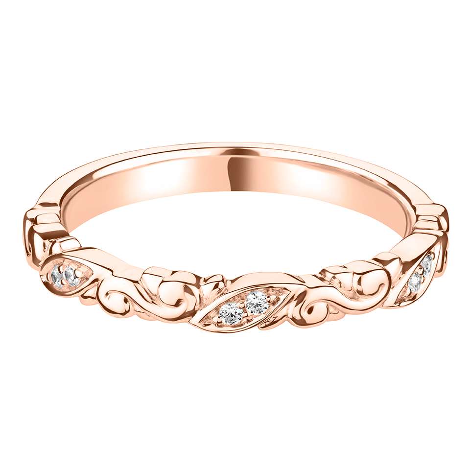 Antique style discount wedding bands