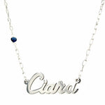 Last Orders for Xmas 3rd Dec- Sterling Silver Name Chain- Script