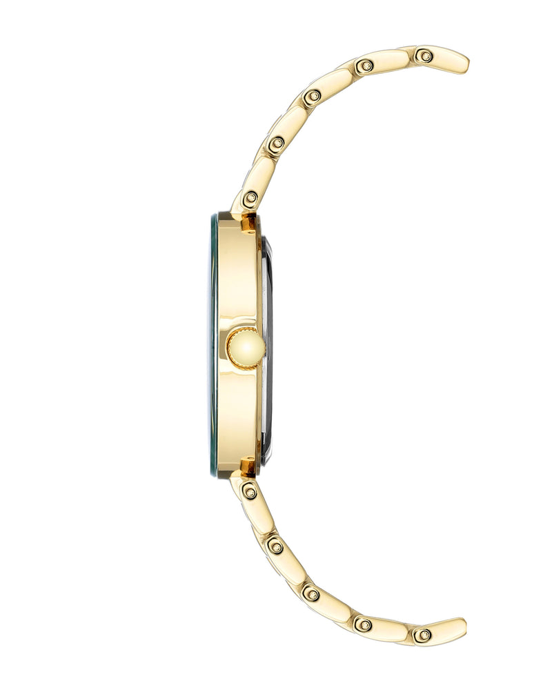 Anne Klein Gold Watch with Diamond Dial- AK1362GNGB