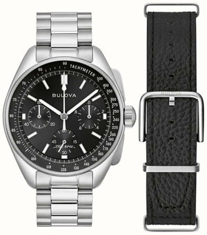 Bulova Lunar Pilot Dual Strap Watch- 96K111