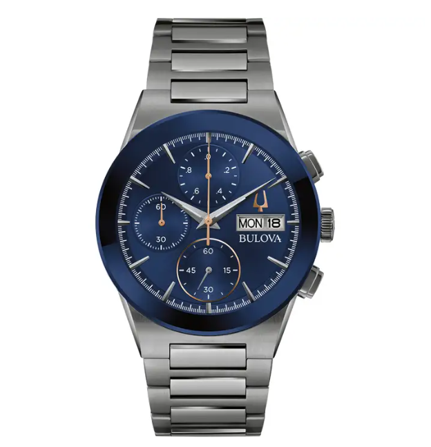 Gents Bulova Millenia Chronograph Watch - 98C143