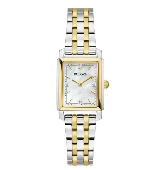 Ladies Bulova Two Tone Sutton Watch - 98P220