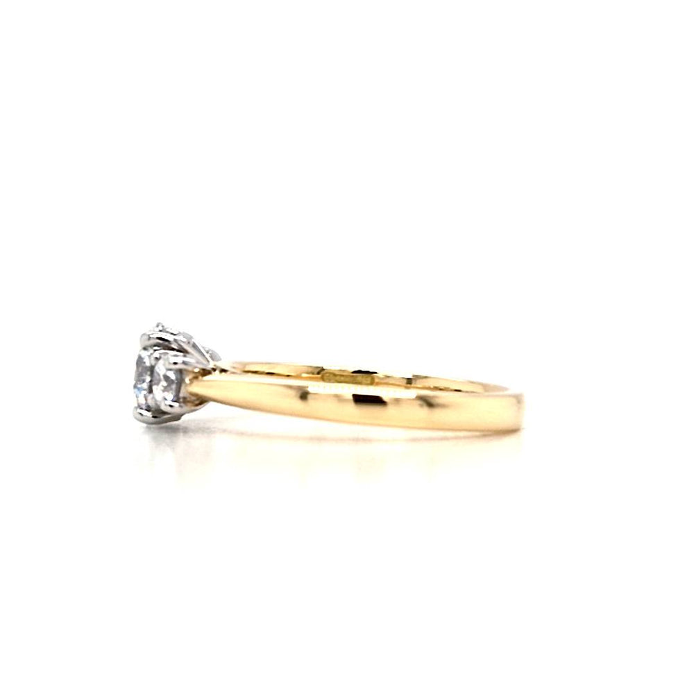18ct & Platinum Three Stone Lab Grown Diamond Engagement Ring- 1.33ct
