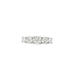 18ct Gold & Platinum Five Stone Lab Grown Diamond Ring- 1.53ct