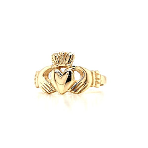 9ct Gold Gents Claddagh Ring- Heavy Weight