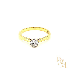18ct Gold Diamond Solitaire Engagement Ring