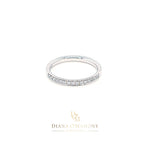 Platinum Pavé-set Diamond Wedding Band