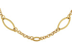 9ct Gold Belcher & Oval Link Bracelet