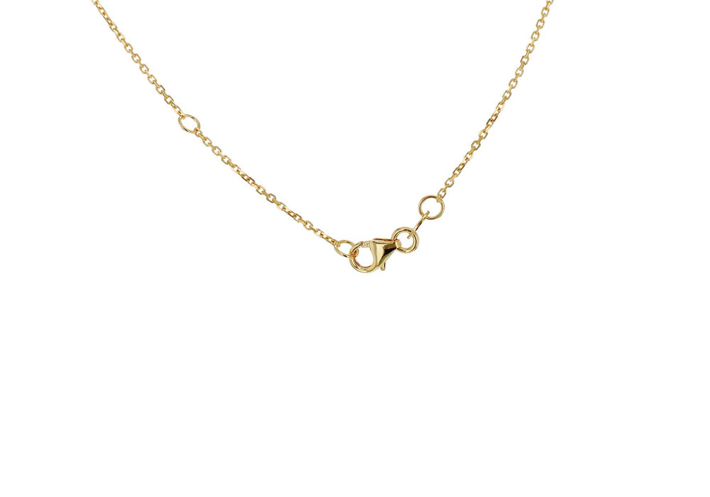 9ct Gold Twisted Circle Necklace - Diana O'Mahony Jewellers