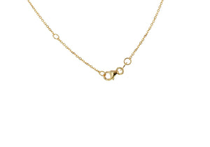 9ct Gold Twisted Circle Necklace - Diana O'Mahony Jewellers