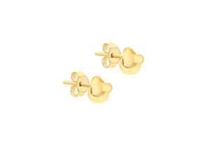 
                
                    Load image into Gallery viewer, 9ct Gold 8mm Knot Stud Earrings - Diana O&amp;#39;Mahony Jewellers
                
            