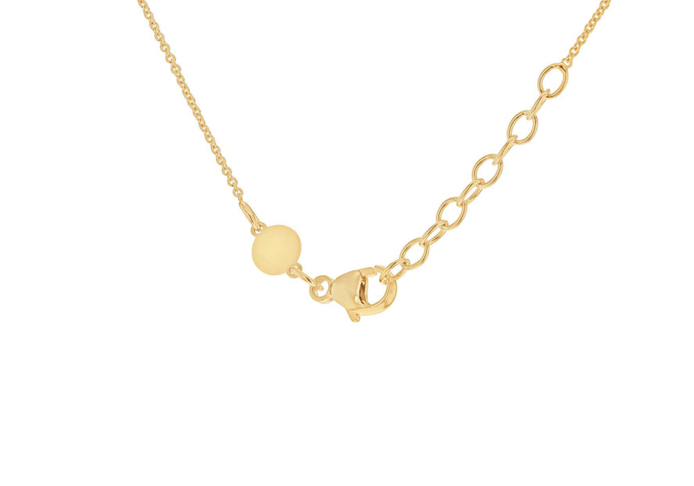 9ct Yellow Gold Triple Circle Disc Necklace