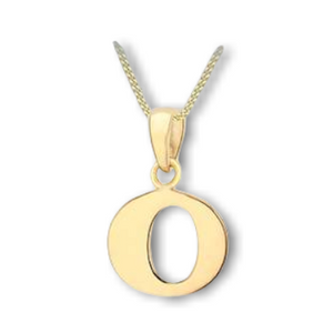 9ct Yellow Gold Initial Necklace *Contact store to check stock before ordering*