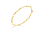 9ct Yellow Gold Diamond Cut Bangle