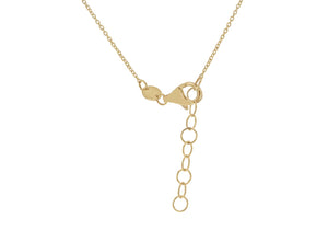 9ct Gold Chain with Five Oval Drops - Diana O'Mahony Jewellers