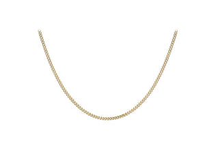 9ct Gold Square Spiga Link Chain - Diana O'Mahony Jewellers