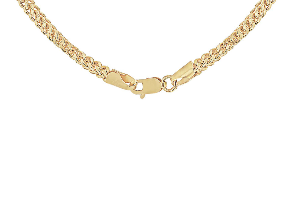 9ct Gold Square Spiga Link Chain - Diana O'Mahony Jewellers