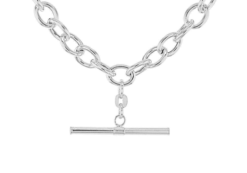 Sterling Silver T-Bar Chain