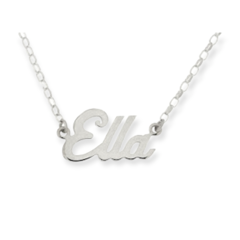 
                
                    Load image into Gallery viewer, Sterling Silver Name Chain- Script
                
            