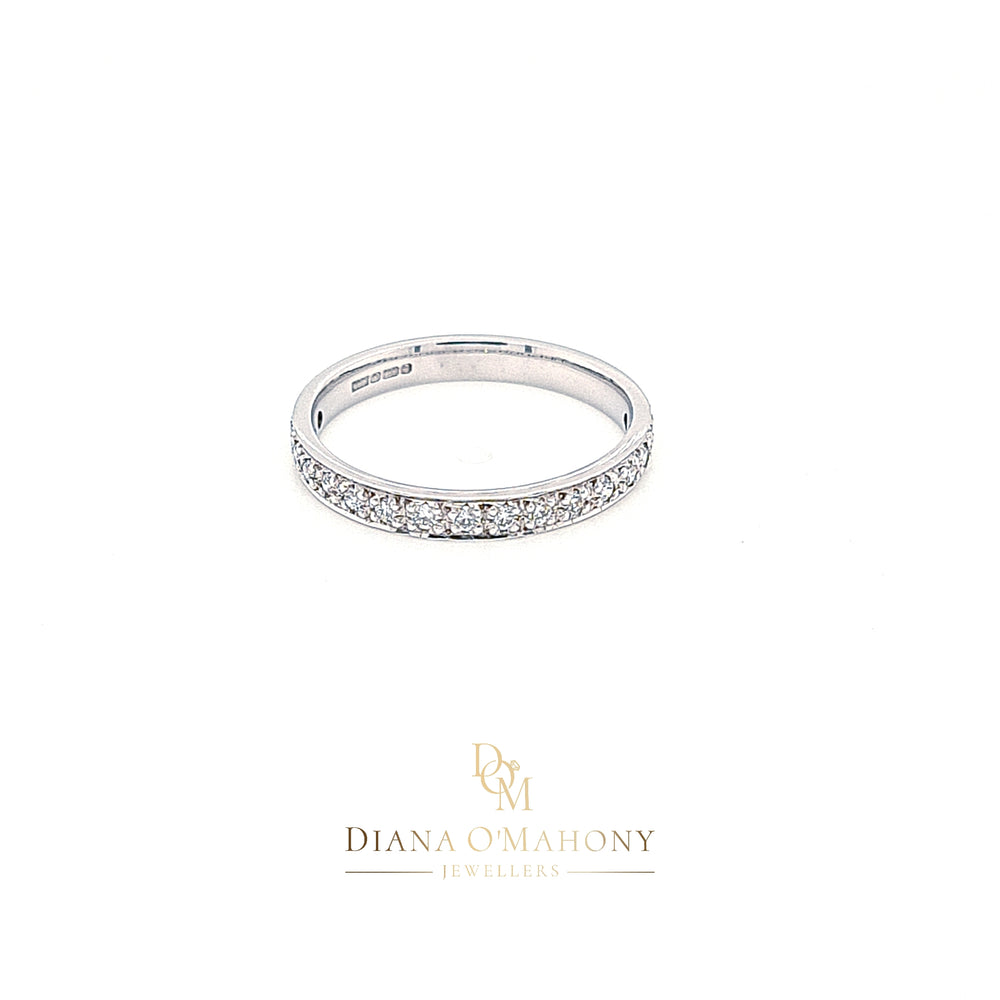 18ct Gold Pavé-set Diamond Eternity Ring