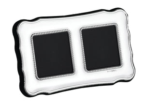 Carrs Sterling Silver Traditional Double Square  Photo Frame BA129 - Diana O'Mahony Jewellers