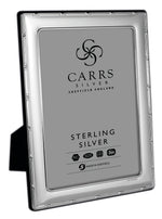 Carrs Sterling Silver Reed and Ribbon Photo Frame 5x3 1/2 FR263