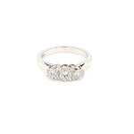 Platinum Three Stone Diamond Ring