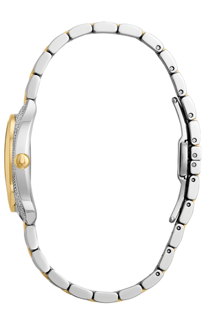 Ladies Bulova Two Tone Contour Diamond Watch - 98R229