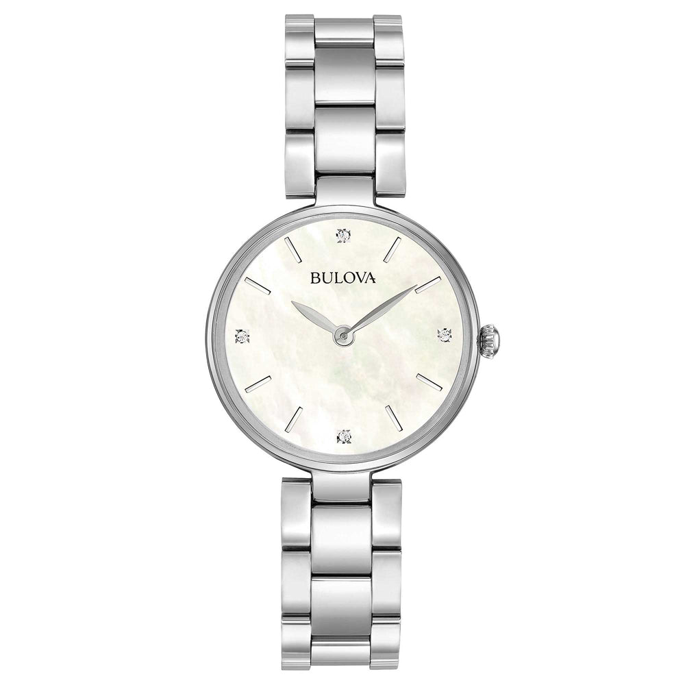 Ladies Bulova Classic Diamond Watch - 96S159