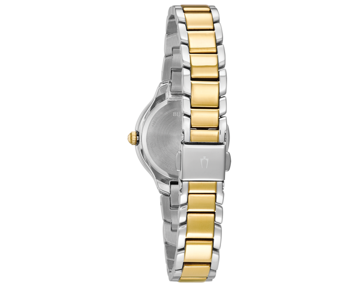 Ladies Bulova Classic Two Tone Watch - 98L217