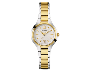 Ladies Bulova Classic Two Tone Watch - 98L217