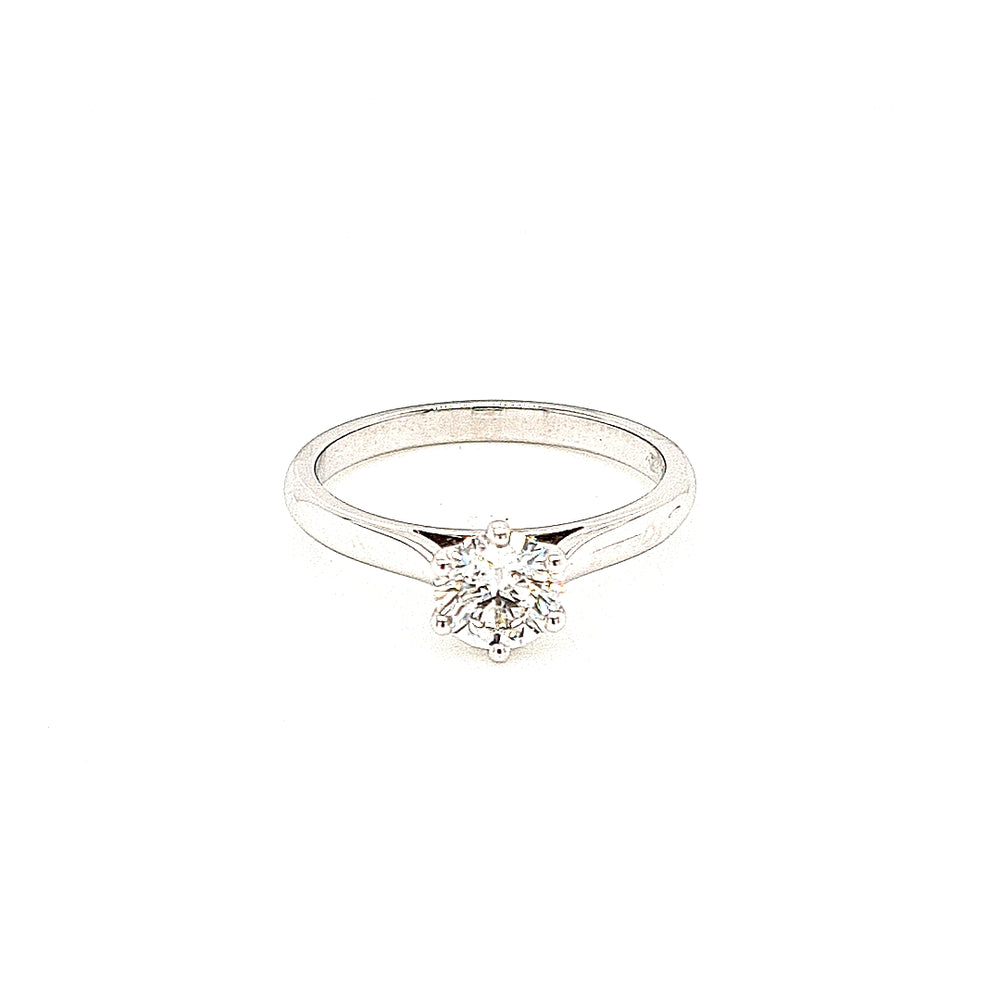 
                
                    Load image into Gallery viewer, Platinum Diamond Solitaire Engagement Ring - Diana O&amp;#39;Mahony Jewellers
                
            