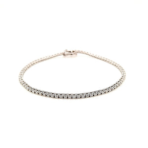 
                
                    Load image into Gallery viewer, 18ct White Gold Diamond Tennis Bracelet
                
            
