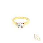 18ct Gold Diamond Solitaire Engagement Ring 0.80ct