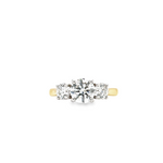 18ct & Platinum Three Stone Diamond Engagement Ring- 1.70ct