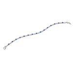 18ct White Gold Sapphire & Diamond Tennis Bracelet