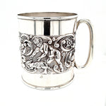Antique Sterling Silver Christening Mug