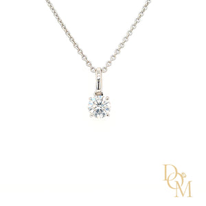 18ct White Gold Diamond Pendant