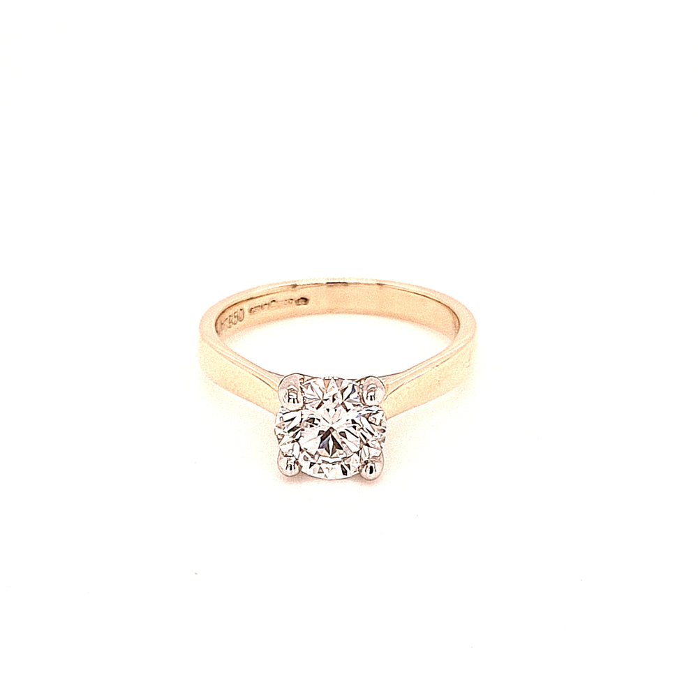 18ct & Platinum Lab Grown Diamond Engagement Ring - 1.26ct