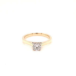 18ct Gold Platinum Lab Grown Diamond Engagement Ring - 0.60ct