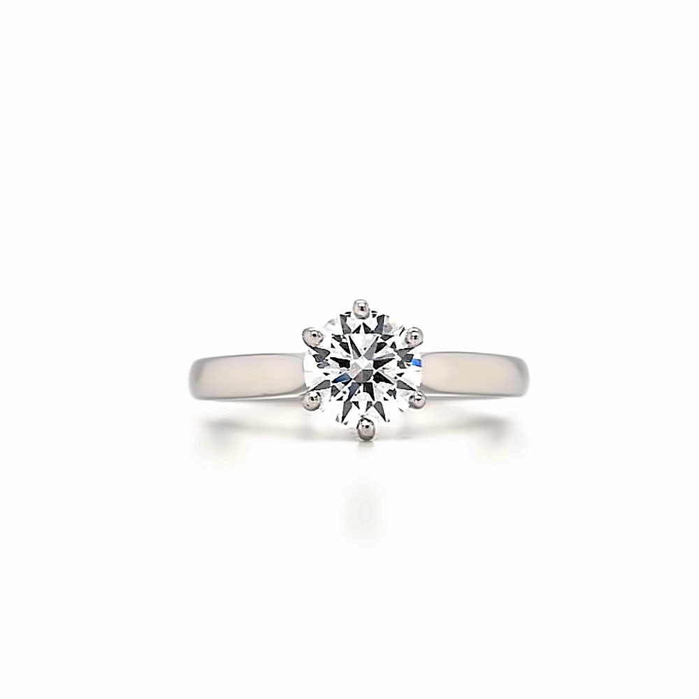 Platinum Lab Grown Diamond Engagement Ring - 0.81ct