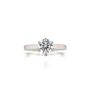 Platinum Lab Grown Diamond Engagement Ring - 0.81ct